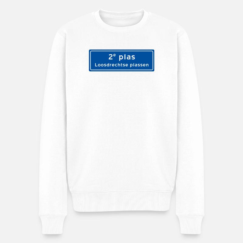 Loosdrechtse plassen 2nd plas - Pull Premium bio Homme - blanc