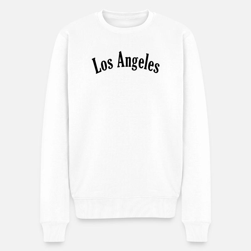 Los Angeles 7 - Pull Premium bio Homme - blanc