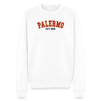 Palerme Est.2005 - Pull Premium bio Homme - blanc - Devant - Thijin (182cm)