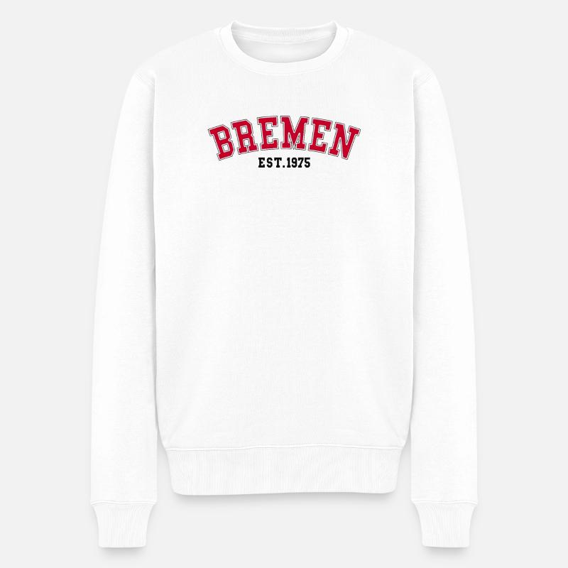 Brême Est. 1975 - Pull Premium bio Homme - blanc