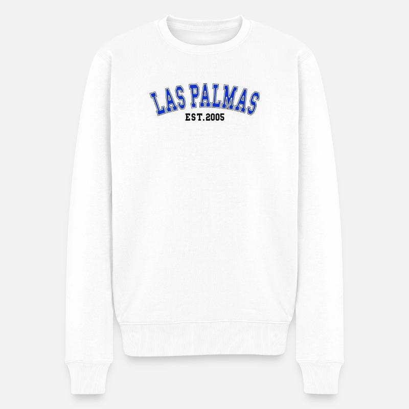 Las Palmas Est. 2005 - Pull Premium bio Homme - blanc