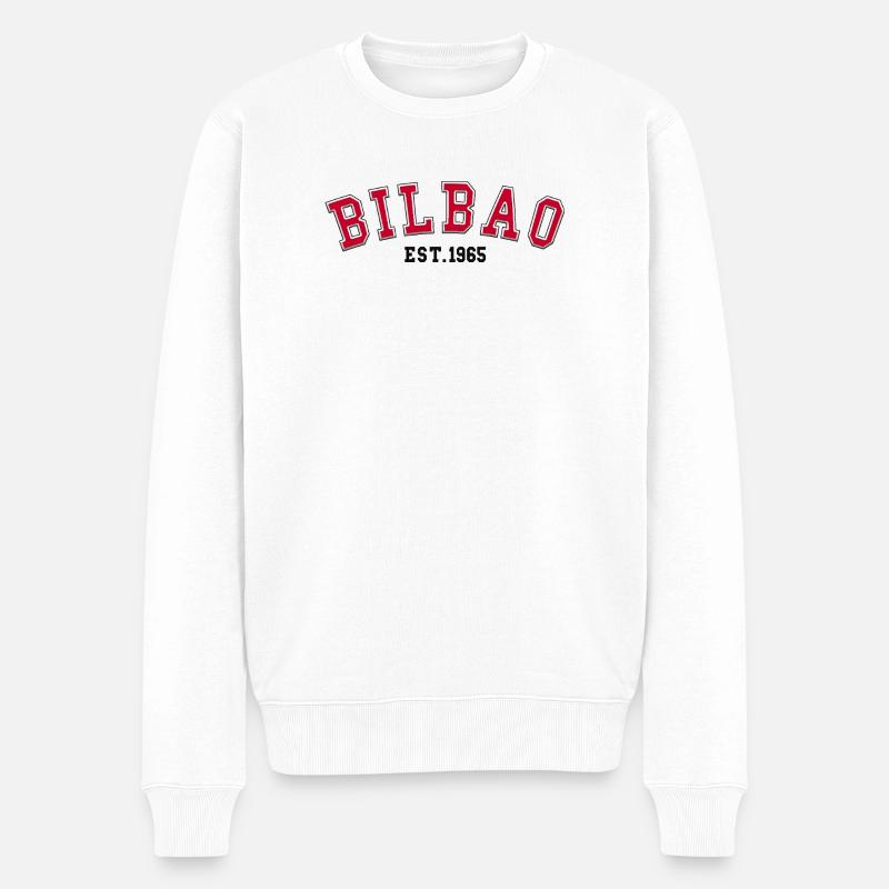 Bilbao Est. 1965 - Pull Premium bio Homme - blanc
