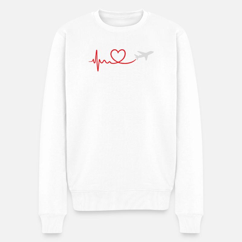 Voyager - Pull Premium bio Homme - blanc