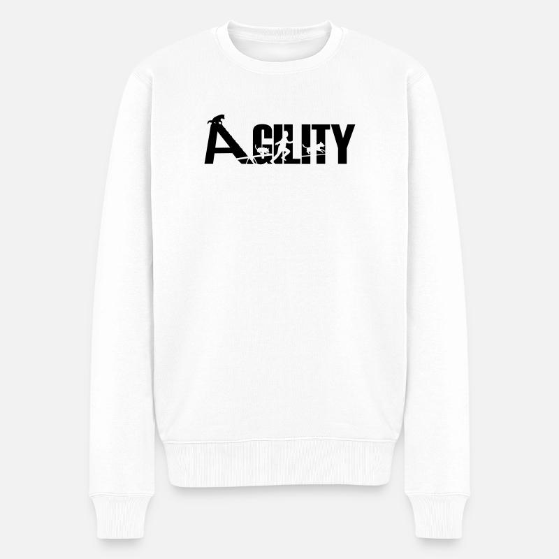 Agility - Pull Premium bio Homme - blanc