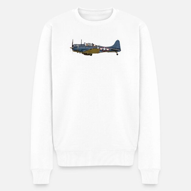 SBD Dauntless - Pull Premium bio Homme - blanc