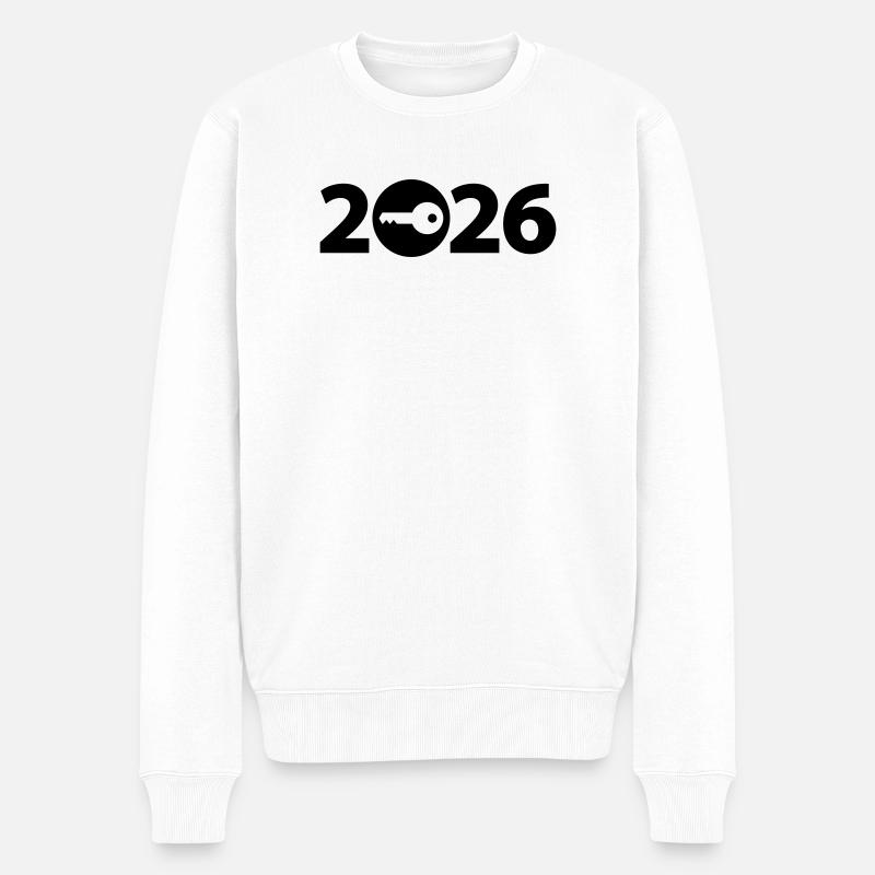 Client 2026, serrurier 2026 - Pull Premium bio Homme - blanc