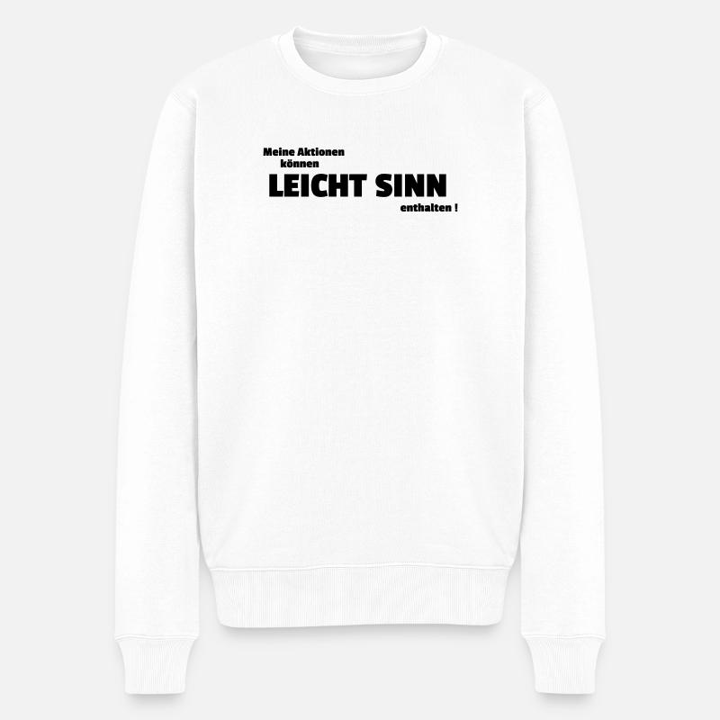 Sens de la lumière - Pull Premium bio Homme - blanc