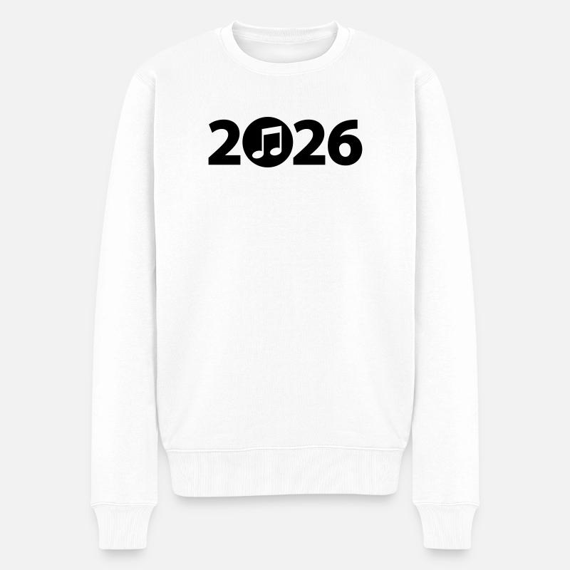 Écrivain 2026, Étudiant 2026, Étudiant 2026 - Pull Premium bio Homme - blanc