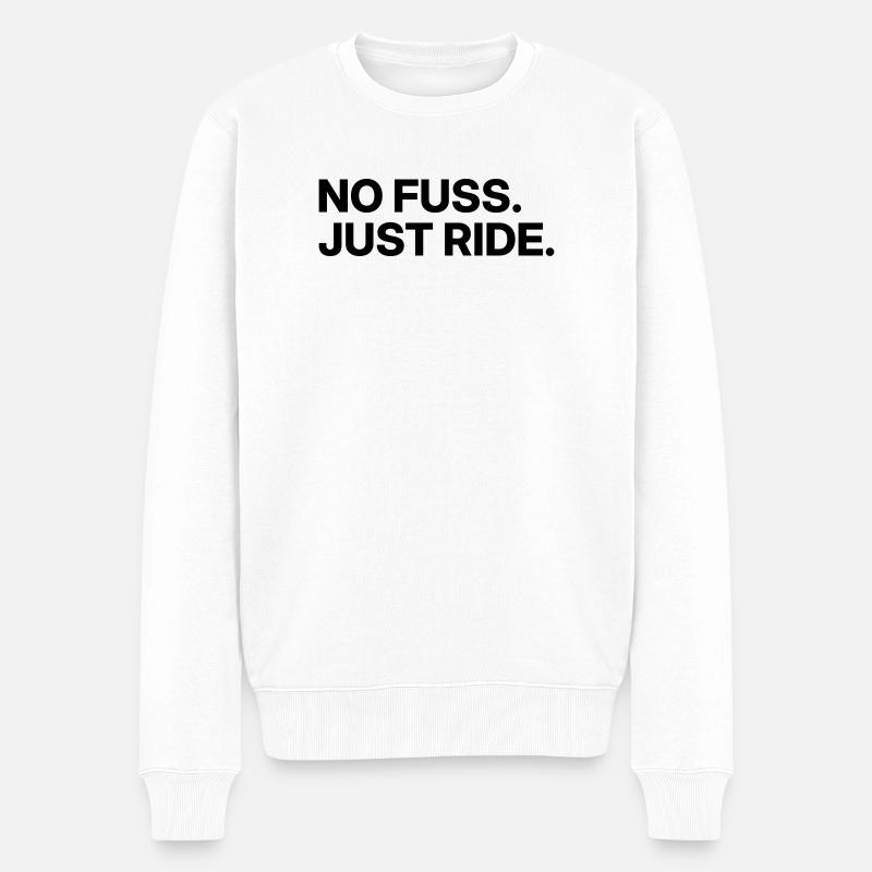 Pas de tracas - Juste rouler - Pull Premium bio Homme - blanc