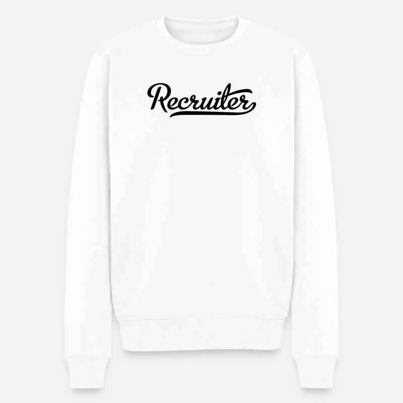 Recruteur - Pull Premium bio Homme - blanc