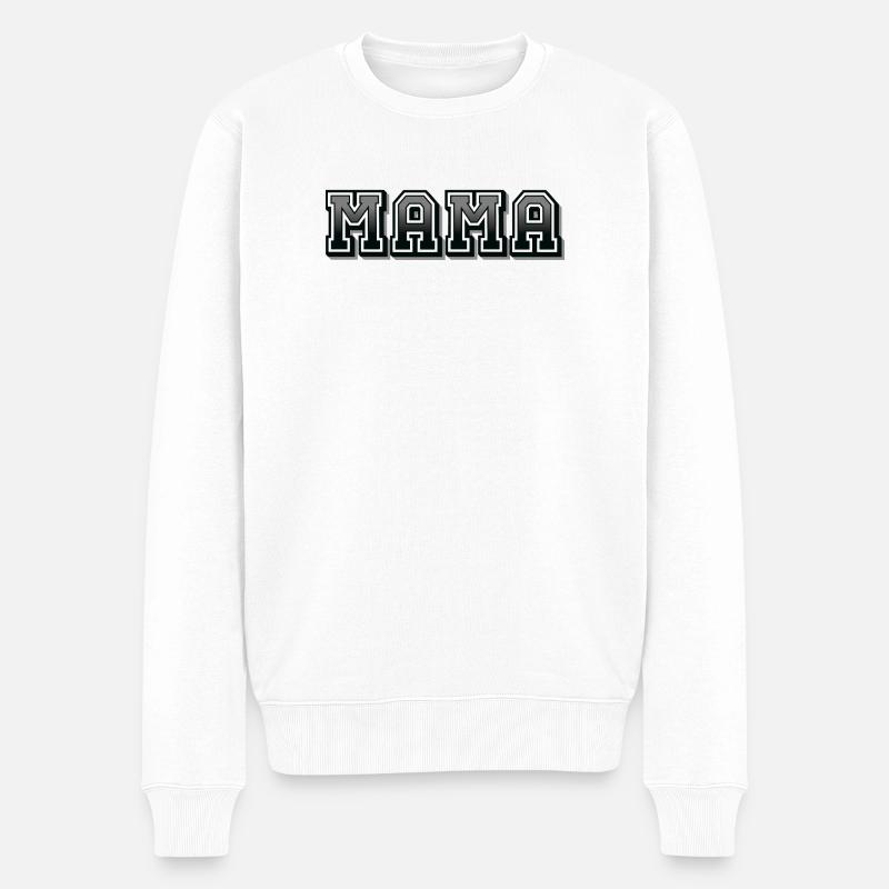 MAMAN - Pull Premium bio Homme - blanc