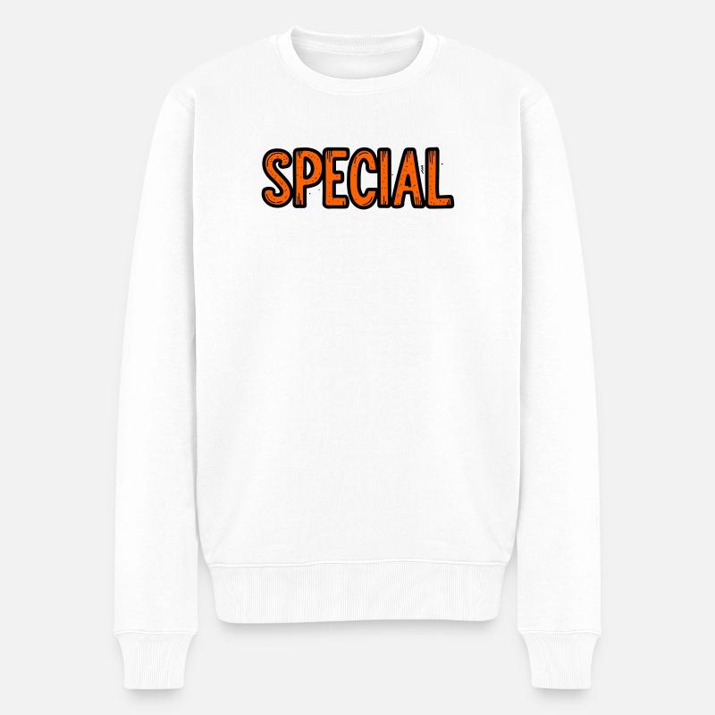 Panneau d’offre spéciale - Pull Premium bio Homme - blanc