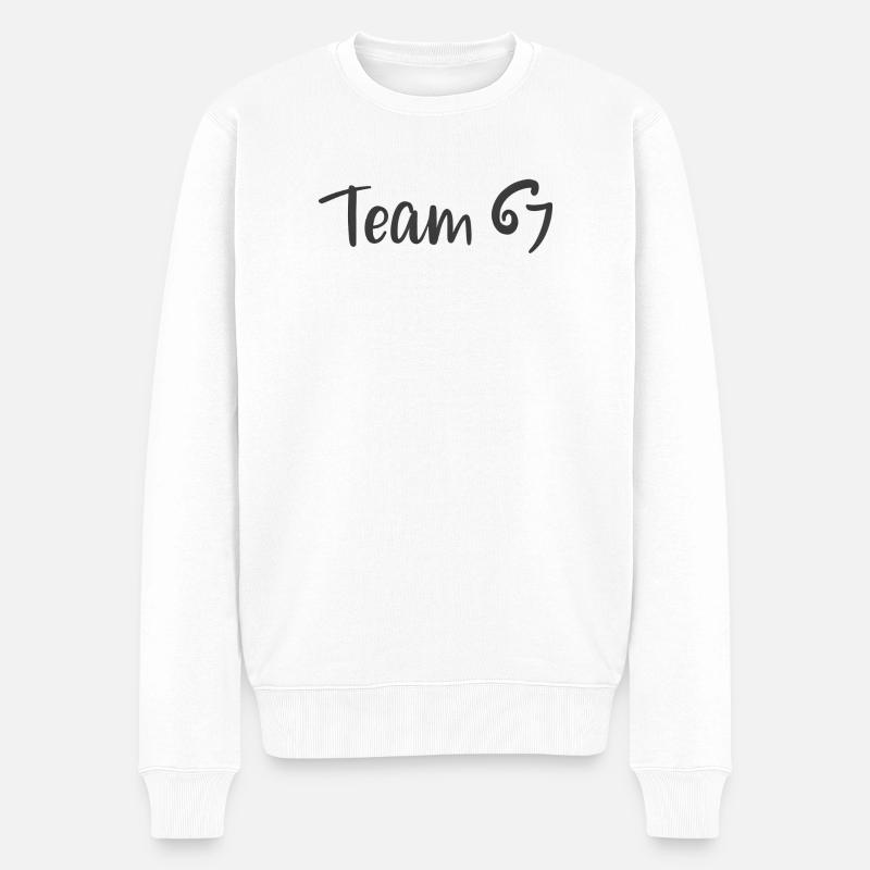 Team 6 7 - Pull Premium bio Homme - blanc