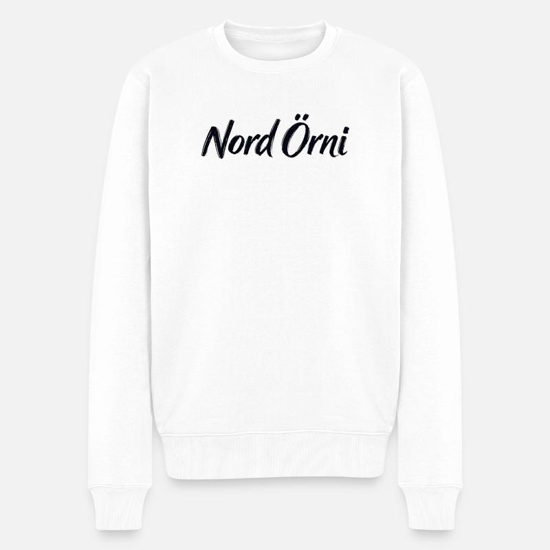 Örni du Nord - Pull Premium bio Homme - blanc