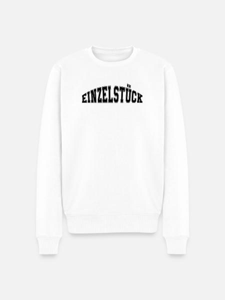 Einzelstück - Männer Premium Bio Pullover - Weiß