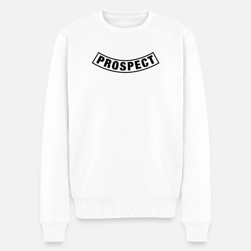 Prospect Batch - Pull Premium bio Homme - blanc