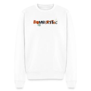 Donnerstag  Wochentag - Männer Premium Bio Pullover - Weiß - Vorne - Thijin (182cm)
