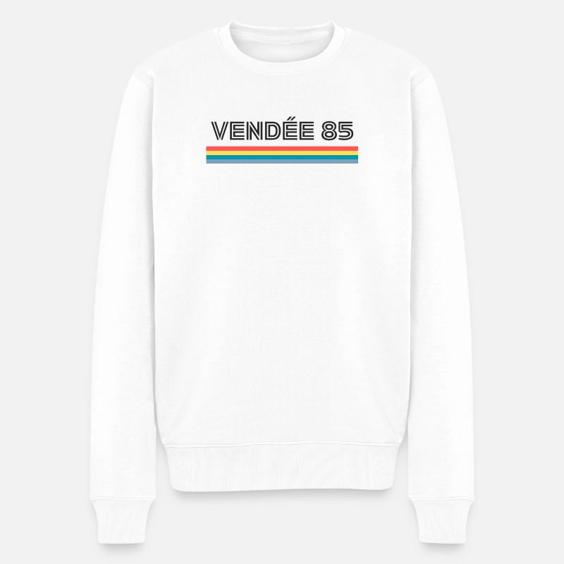Vendée 85 T-Shirt Humorgeschenk - Männer Premium Bio Pullover - Weiß