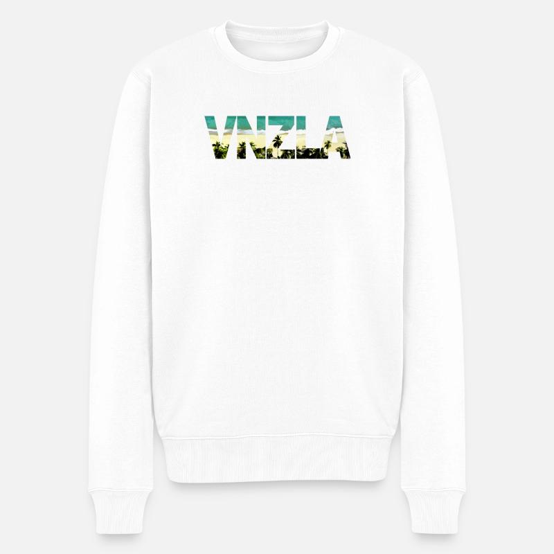 VNZLA - Pull Premium bio Homme - blanc