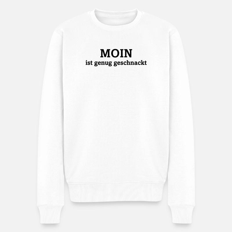 MOIN a assez discuté - Pull Premium bio Homme - blanc