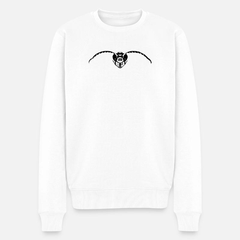 Frelon / Frelon Drone / Insecte - Pull Premium bio Homme - blanc