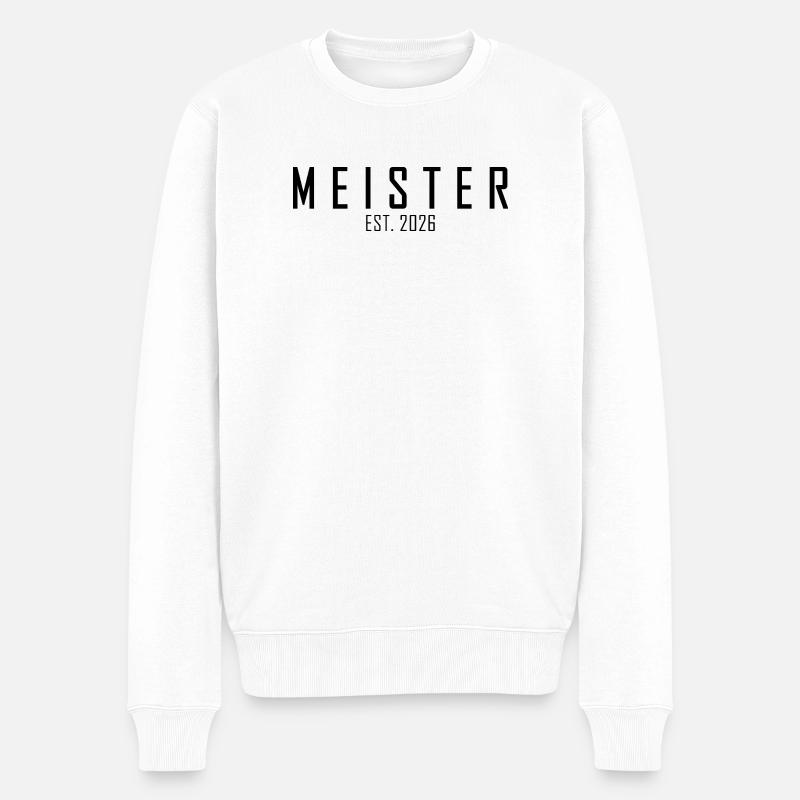 Master est. 2026 - Pull Premium bio Homme - blanc
