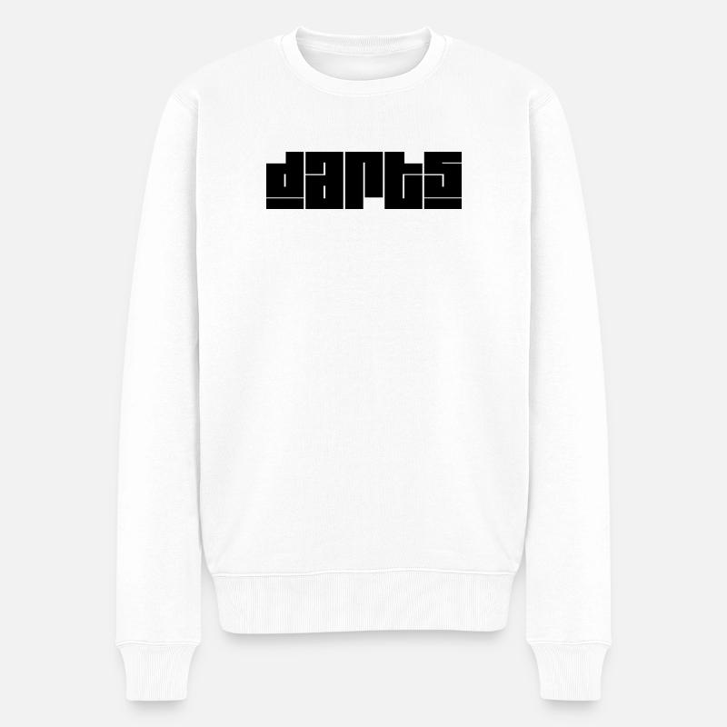 Fléchettes, fléchettes - Pull Premium bio Homme - blanc