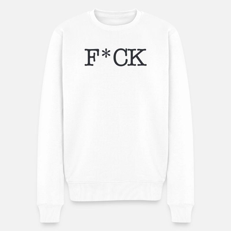 F_CK_Black - Pull Premium bio Homme - blanc