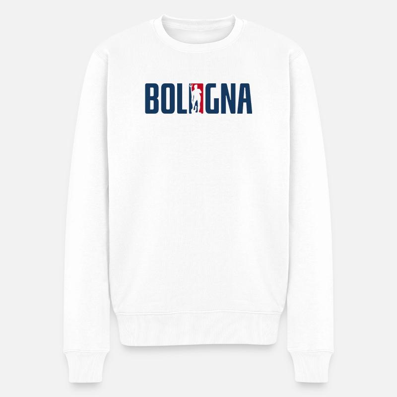 Nettuno Bologna - Männer Premium Bio Pullover - Weiß