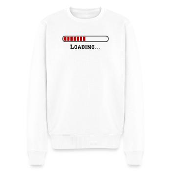 Loading - Men's Premium Organic Jumper - white - Front - Thijin (182cm)