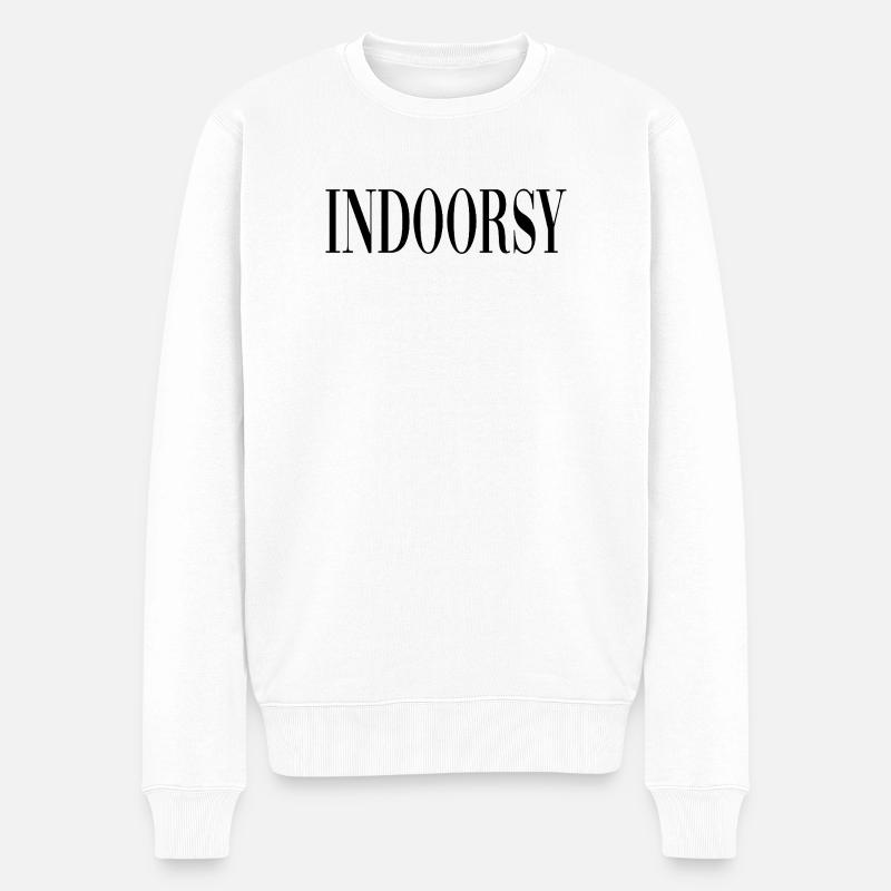 À l’intérieur - Pull Premium bio Homme - blanc