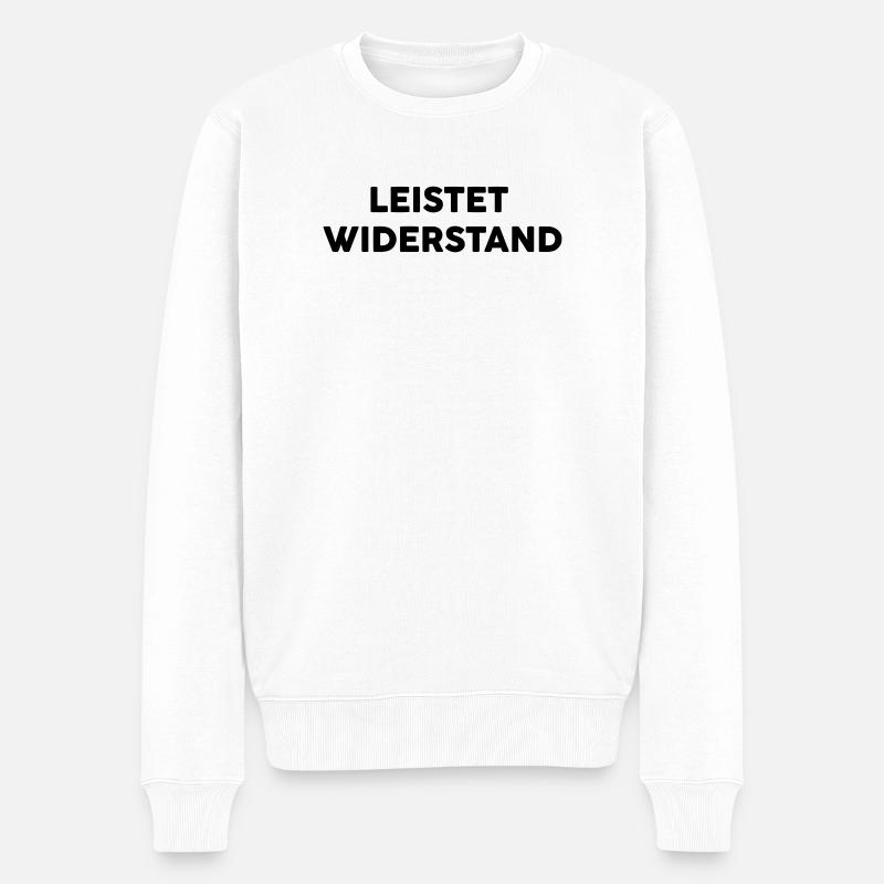 résistance - Pull Premium bio Homme - blanc