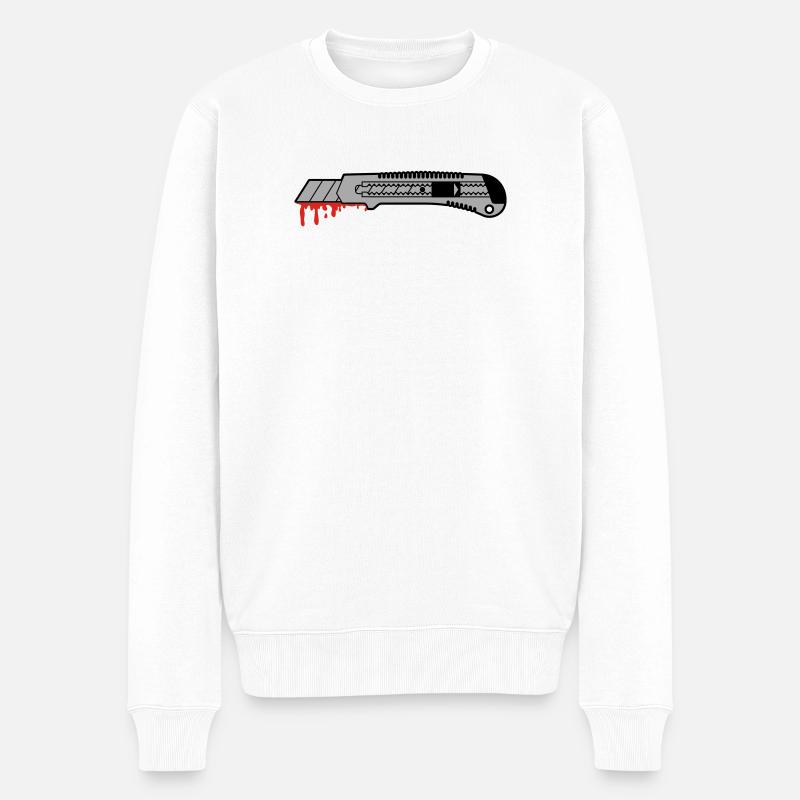 cutter - Männer Premium Bio Pullover - Weiß