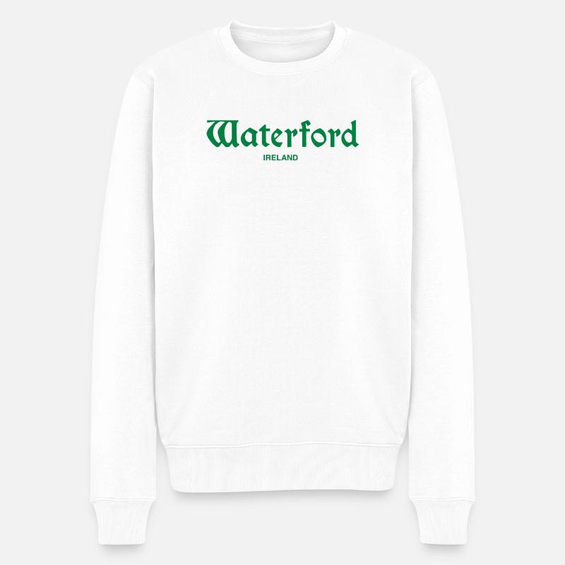 WATERFORD Irlande Irlande - Pull Premium bio Homme - blanc