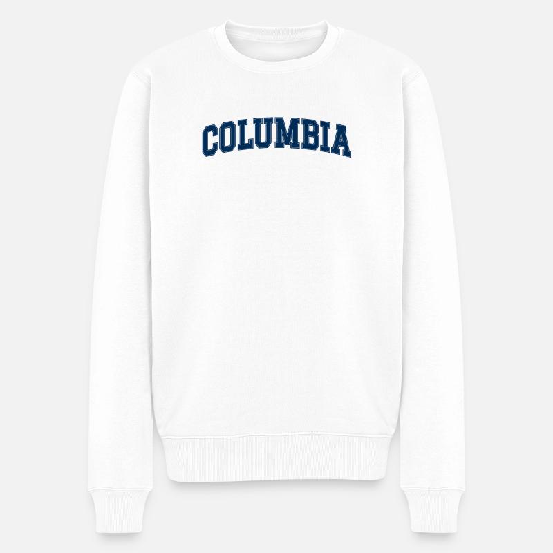 Arche de l’Université Columbia - Pull Premium bio Homme - blanc