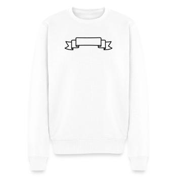 Marqueur fanion noce - Pull Premium bio Homme - blanc - Devant - Thijin (182cm)
