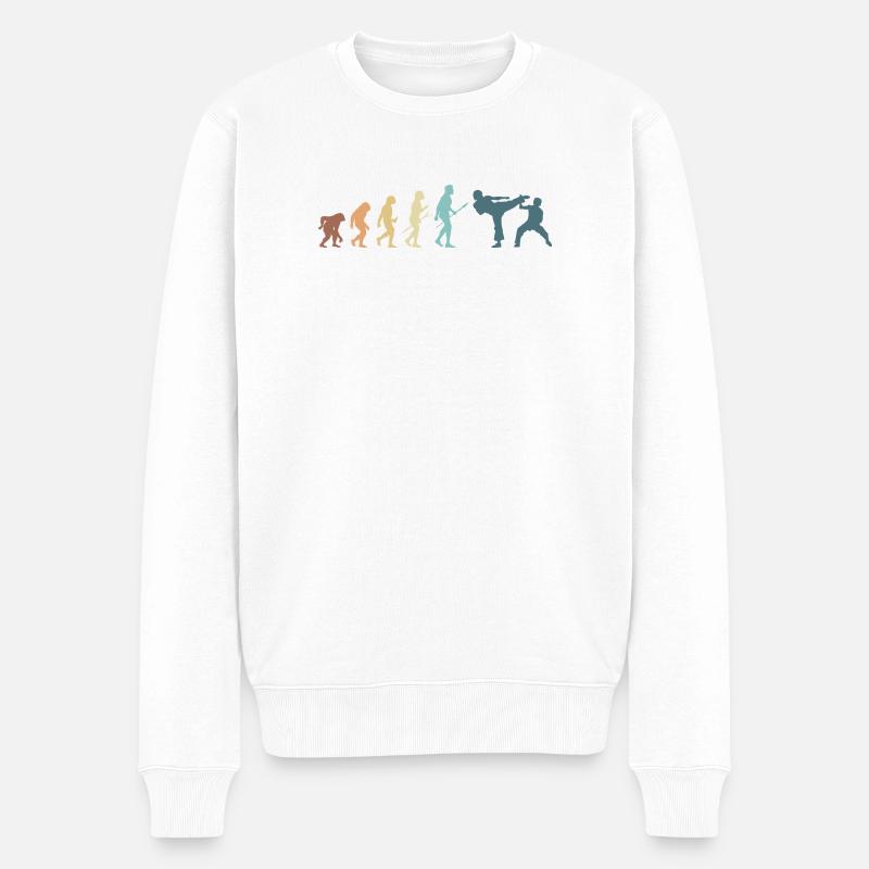Arts martiaux Evolution Karate MMA Fighter - Pull Premium bio Homme - blanc