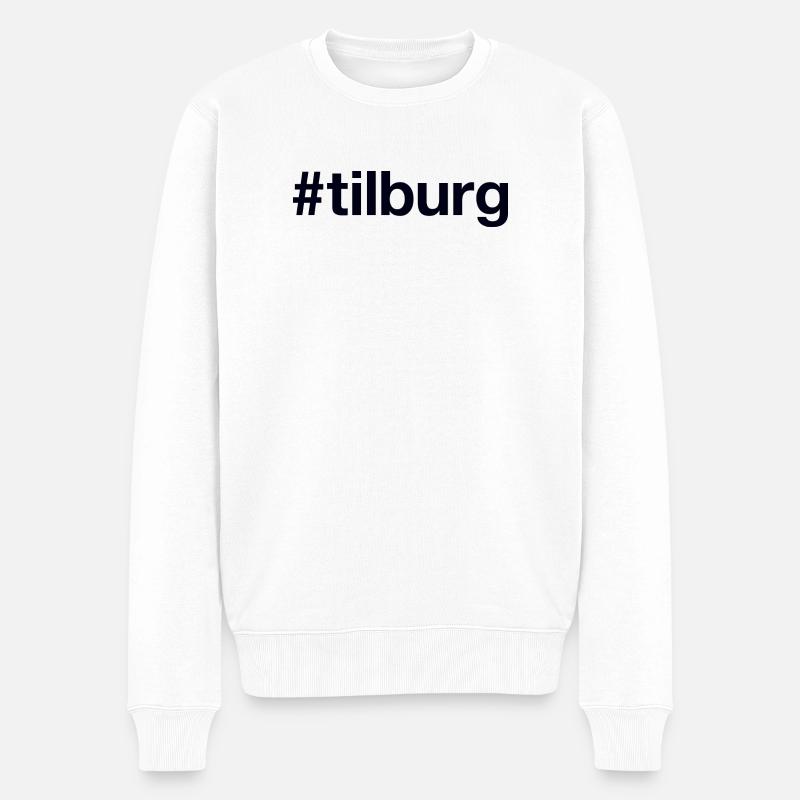 TILBURG, Pays-Bas, Pays-Bas - Pull Premium bio Homme - blanc