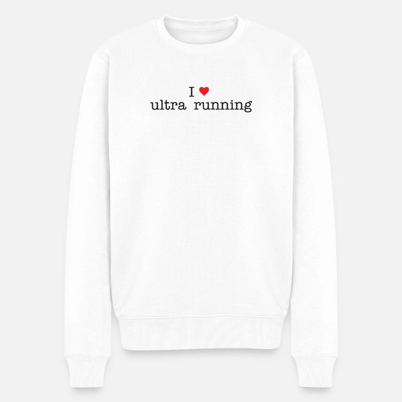 J’adore Ultra Running - Pull Premium bio Homme - blanc
