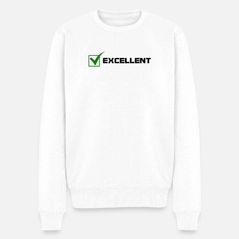 Excellente - Pull Premium bio Homme - blanc