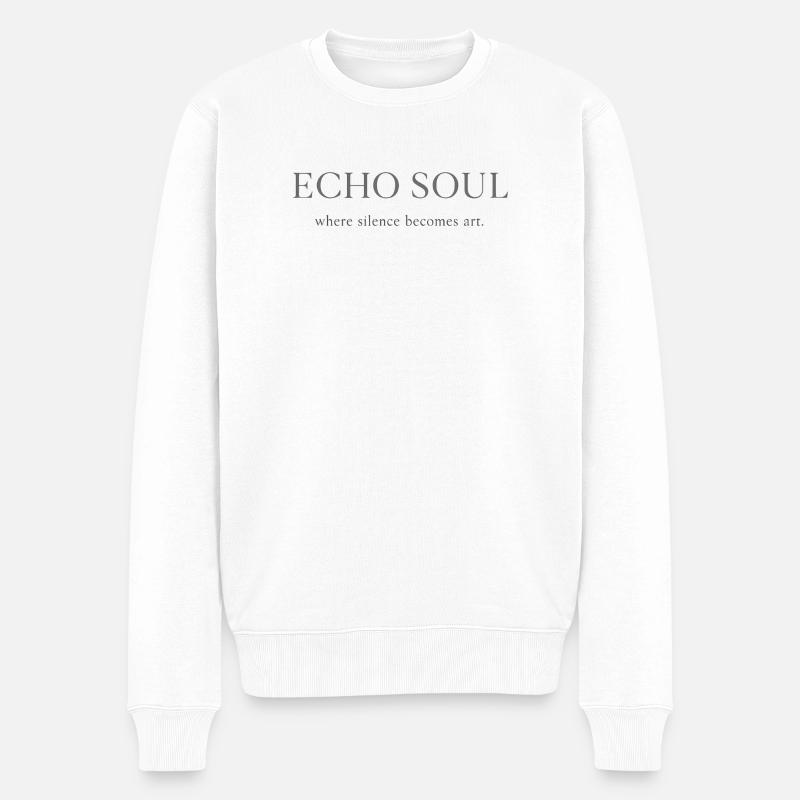 Âme d’Écho - Pull Premium bio Homme - blanc