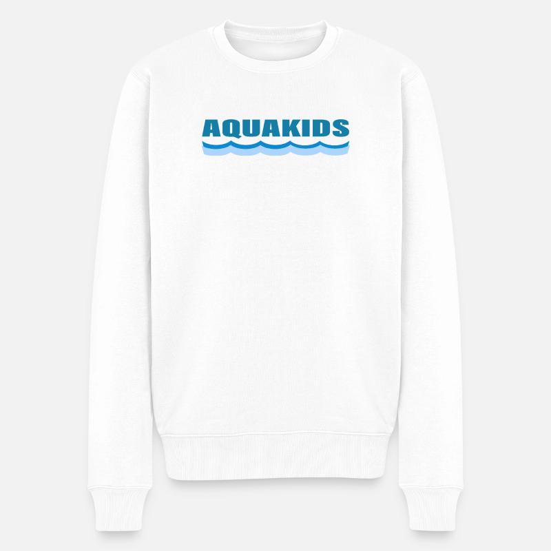 AQUAKIDS - Männer Premium Bio Pullover - Weiß