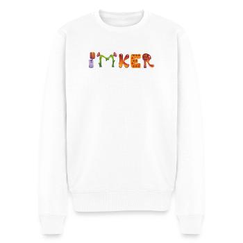 Apiculteur - Pull Premium bio Homme - blanc - Devant - Thijin (182cm)