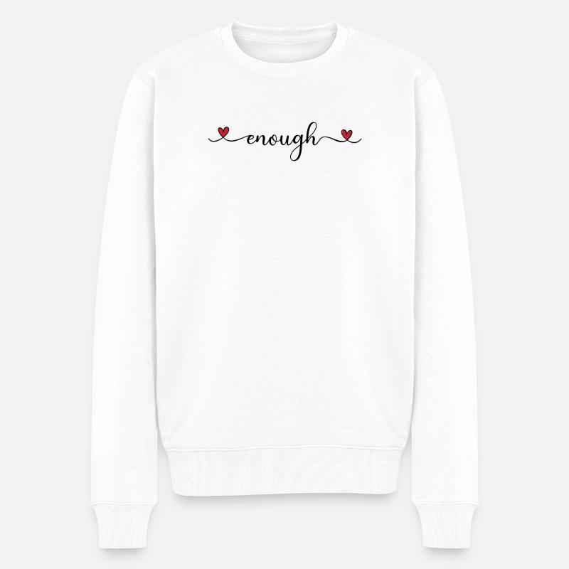 assez - Pull Premium bio Homme - blanc