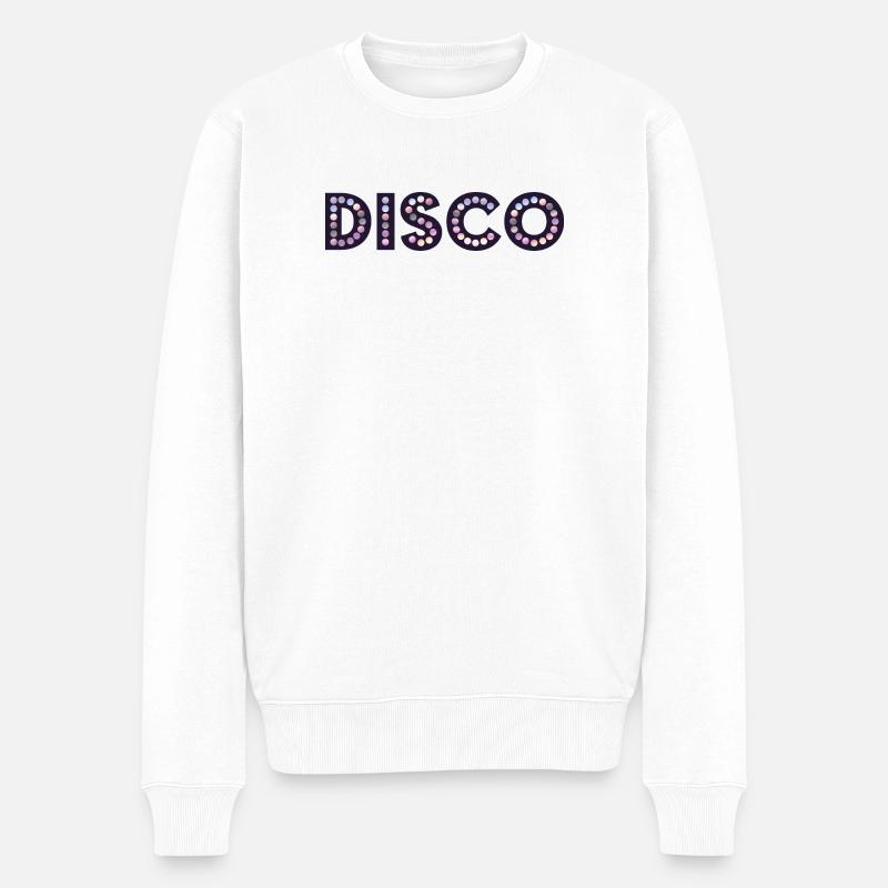 Discothèque - Pull Premium bio Homme - blanc