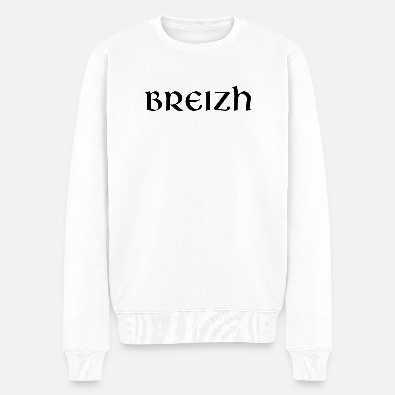 Breizh - Pull Premium bio Homme - blanc