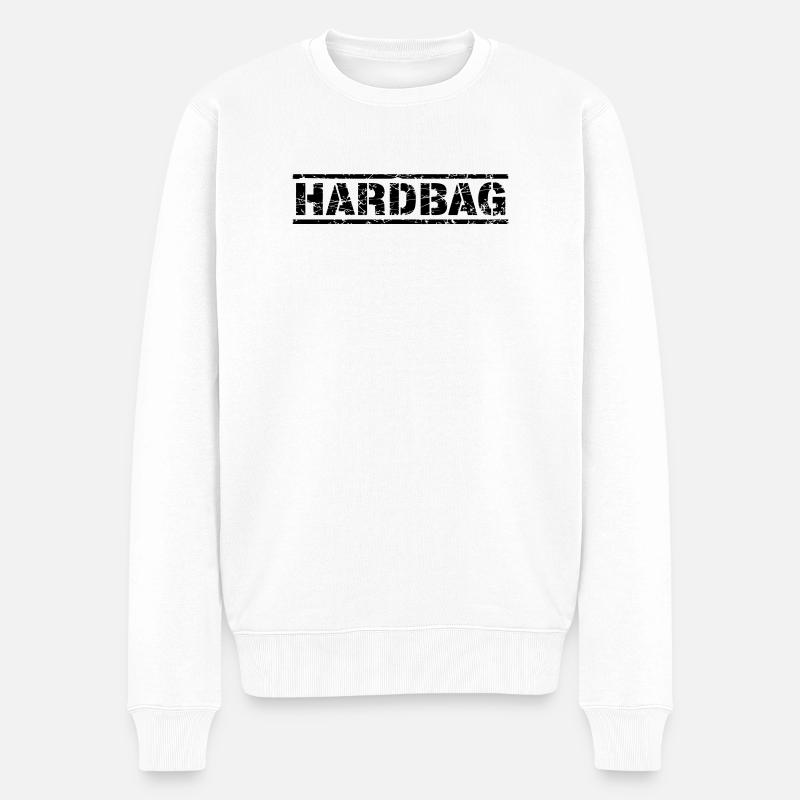 Hardbag - Männer Premium Bio Pullover - Weiß