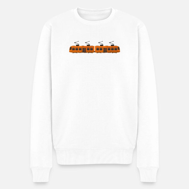 Tramway - Pull Premium bio Homme - blanc