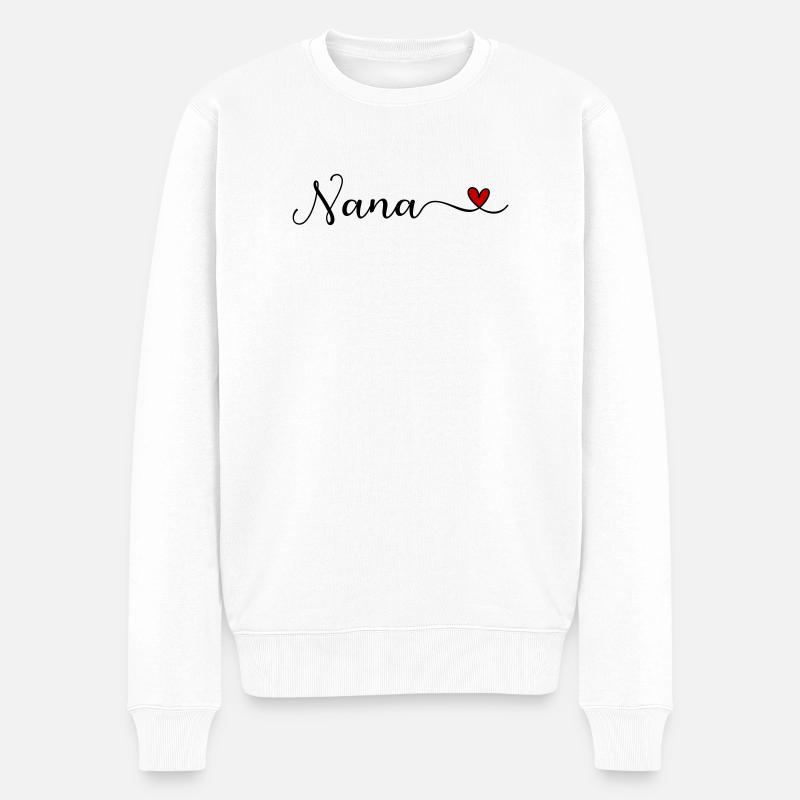 Mémé - Pull Premium bio Homme - blanc