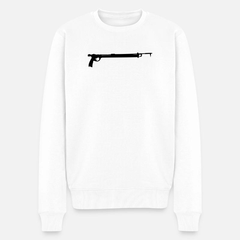 Arbalète - Pull Premium bio Homme - blanc